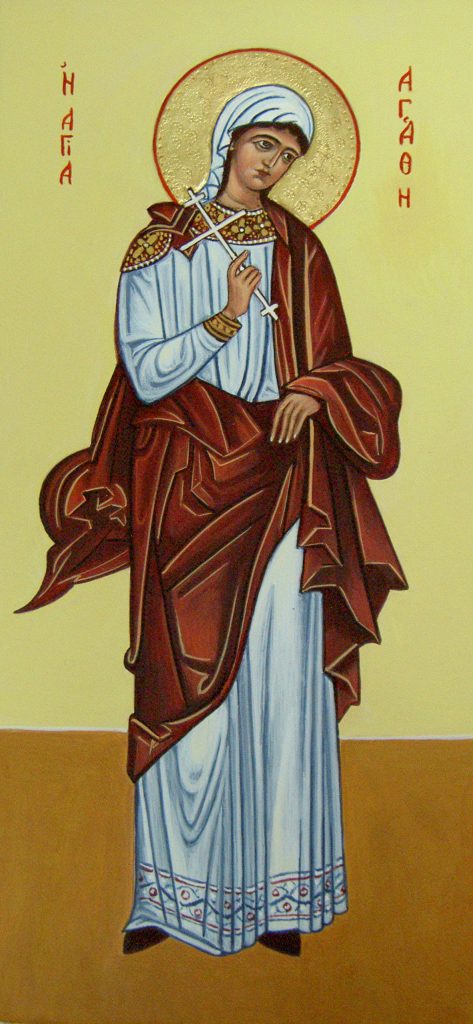 Heilige Agatha Liesbeth’s Iconen